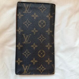 Authentic Louis Vuitton Porte Valeurs Organizer Checkbook Wallet